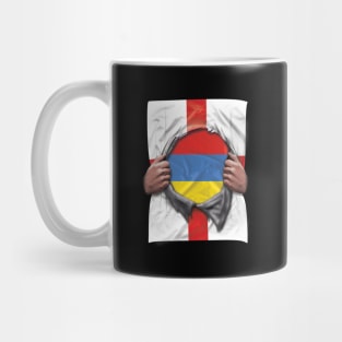 Armenia Flag English Flag Ripped - Gift for Armenian From Armenia Mug